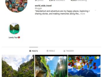 2K Nature Travel Instagram Account for sale