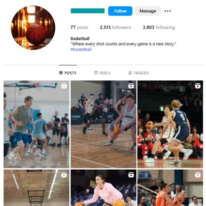 2K Sports Basketball Instagram Account for sale
