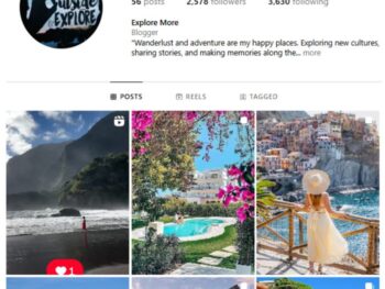 2K Travel Europe Instagram Account for sale