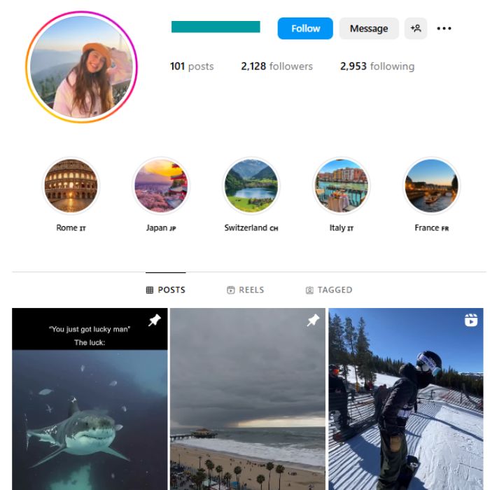 2K Travel Explore Instagram Account for sale