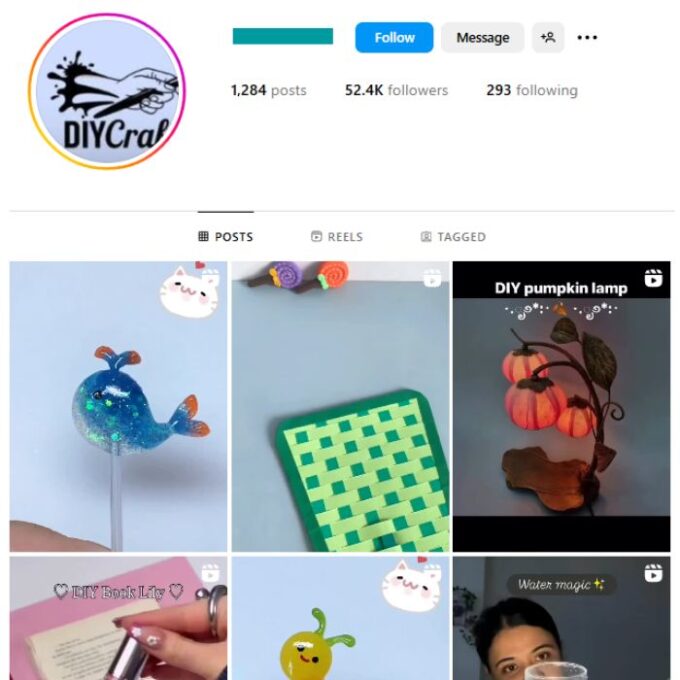50K Art & Crafts Instagram Account for sale