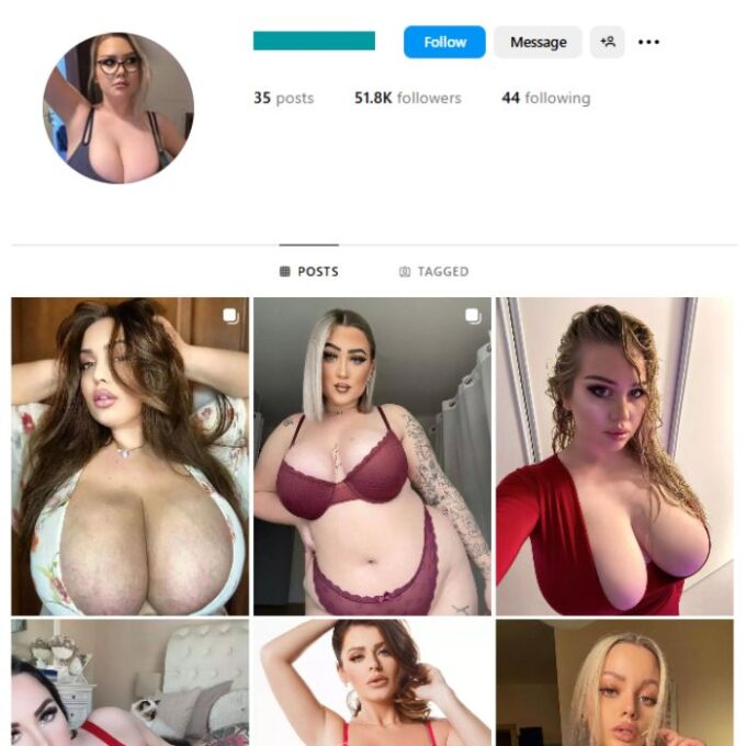 50K Models Babes Instagram Account for sale