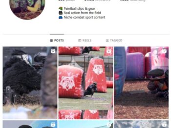 50K Paintball Sports Instagram Account for sale