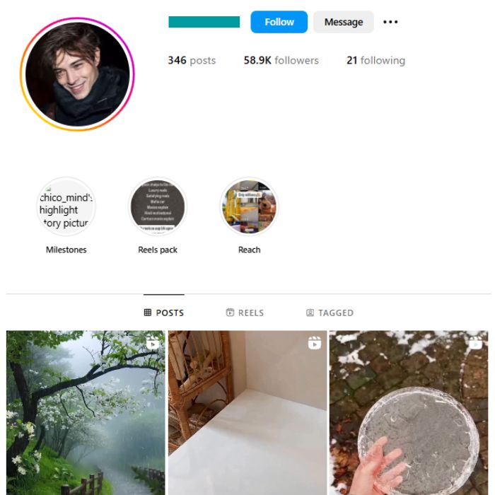 58K FYP Reels Satisfying Instagram Account for sale