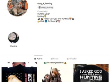 5K Hunting Sports Instagram Account for sale