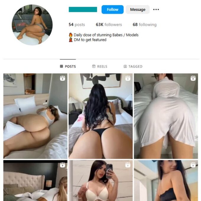 60K Babes Models Instagram Account for sale