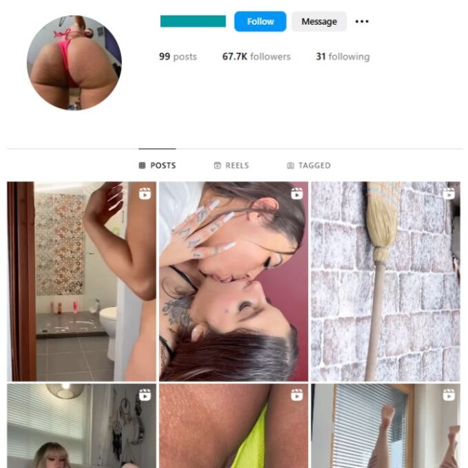 65K Curvy Models Instagram Account for sale
