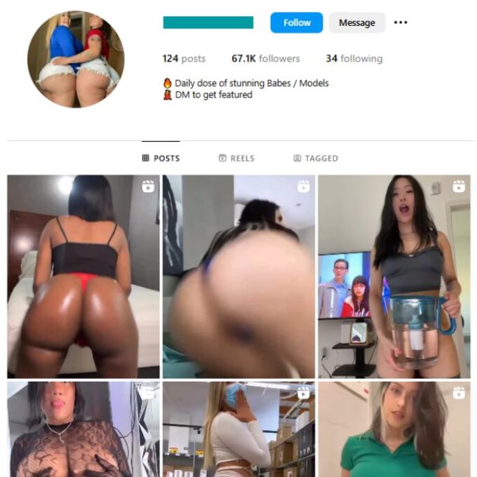 65K Girls Babes Instagram Account for sale