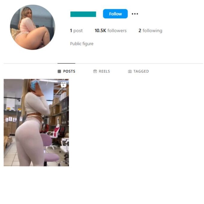 10K Adult Models Instagram Account for sale