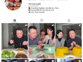 10K Food Mukbang Couple Instagram Account for sale