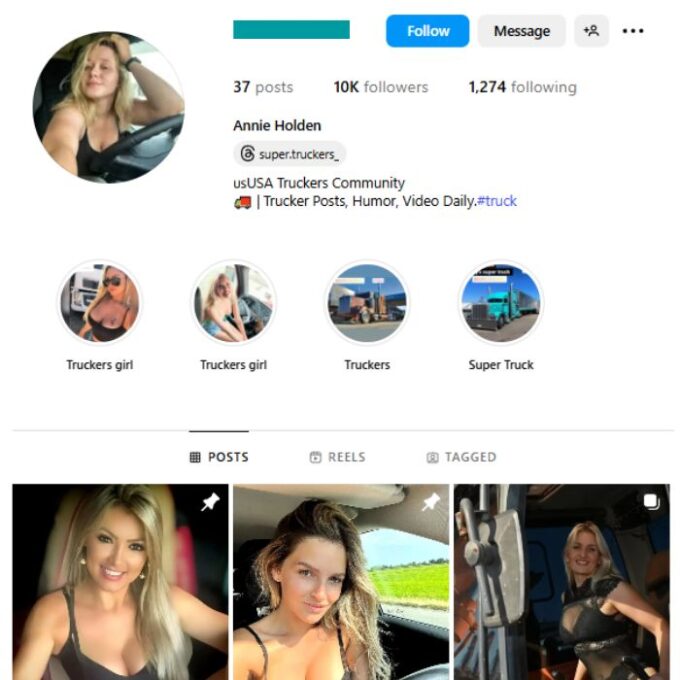 10K Girls Models Instagram Account for sale