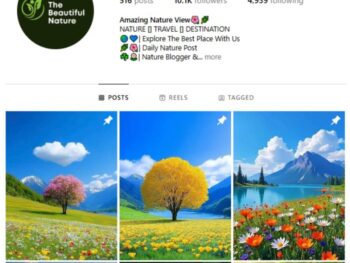 10K Nature Garden Instagram Account for sale