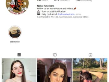 11K Native American Models Instagram Account for sale