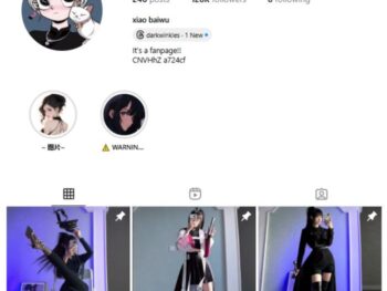 120K Fashion & Cosplay Instagram Account for sale