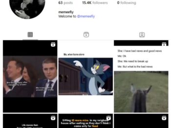 15K Memes FYP Instagram Account for sale