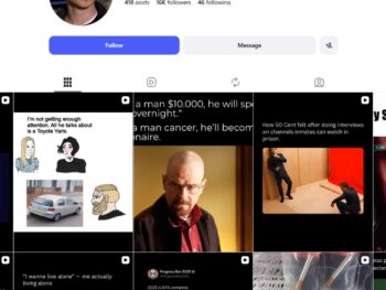 16K Memes Humor Hollywood Instagram Account for Sale