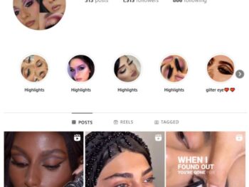 1K Eyelashes Makeup Instagram Account for sale