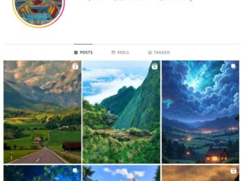 1K Landscapes Photography Instagram Account for sale