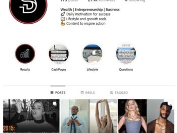 25K Motivation Self-Improvement Instagram Account for sale