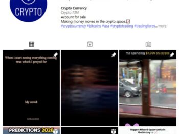 2K Crypto Trading Instagram Account for sale