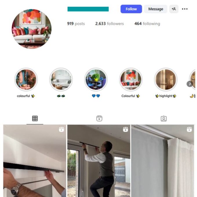 2K Home Decor Interior Instagram Account for sale
