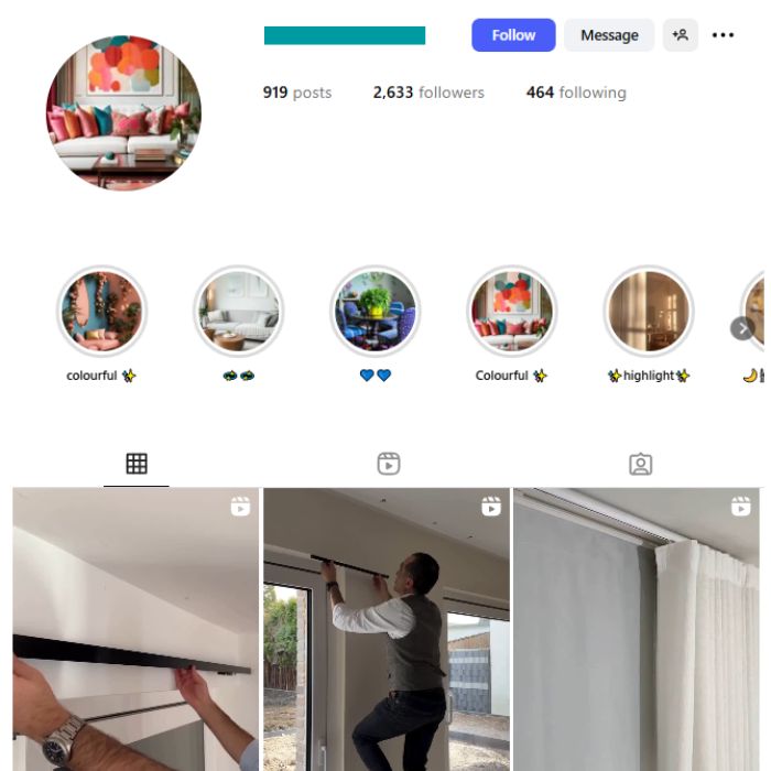 2K Home Decor Interior Instagram Account for sale