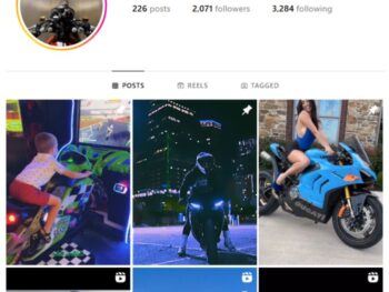 2K Sports Bikes Instagram Account for sale