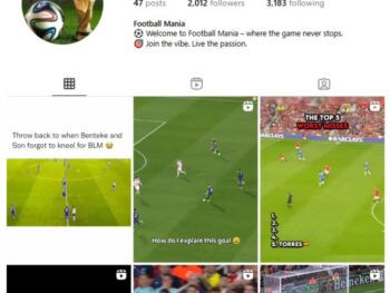 2K Sports Football Instagram Account for sale