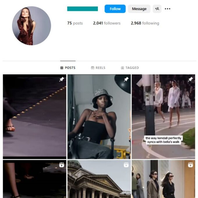 2K Women's Outfits Instagram Account for sale
