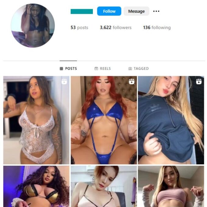 3K Babes Hot Girls Instagram Account for sale
