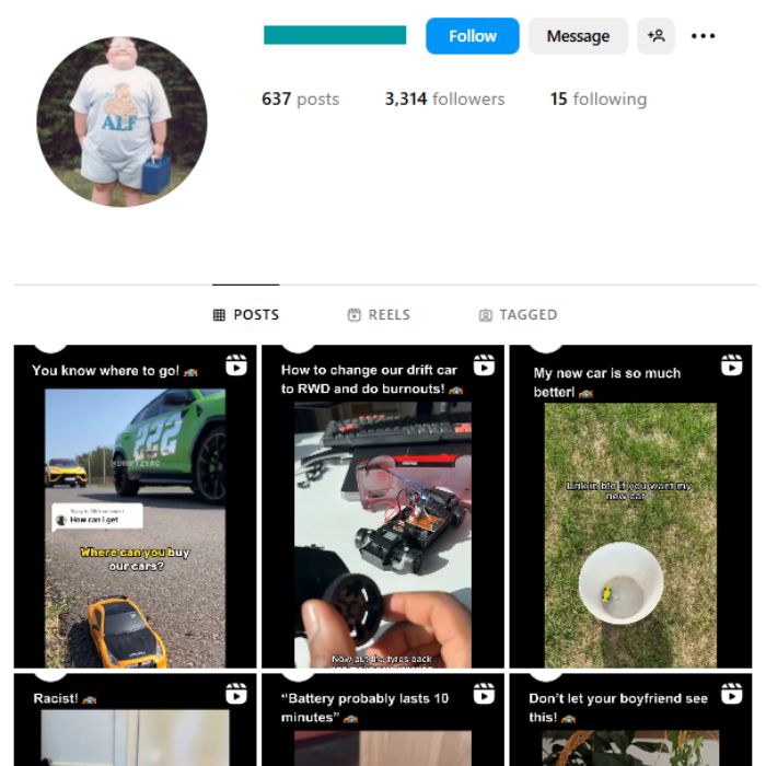 3K Funny Videos Memes Instagram Account for sale