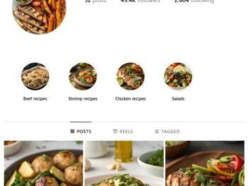 49K Healthy Food Recipes Instagram Account for sale