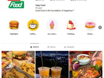 4K Fast Food Instagram Account for sale