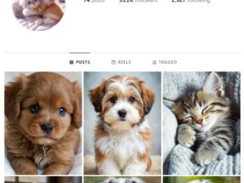 55K Pets Dogs Cats Instagram Account for sale