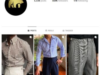 560K Men's Fashion Instagram Account for sale