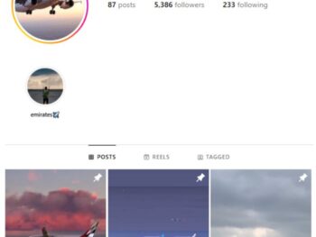 5K Airplanes Boeing Instagram Account for sale