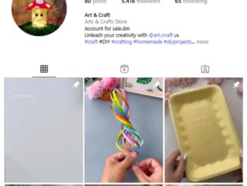 5K Art & Crafts Instagram Account for sale