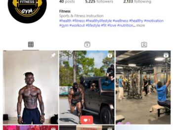 5K Gym Workout Instagram Account for sale