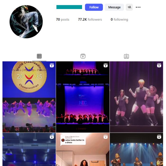 75K Dance Music Instagram Account for sale