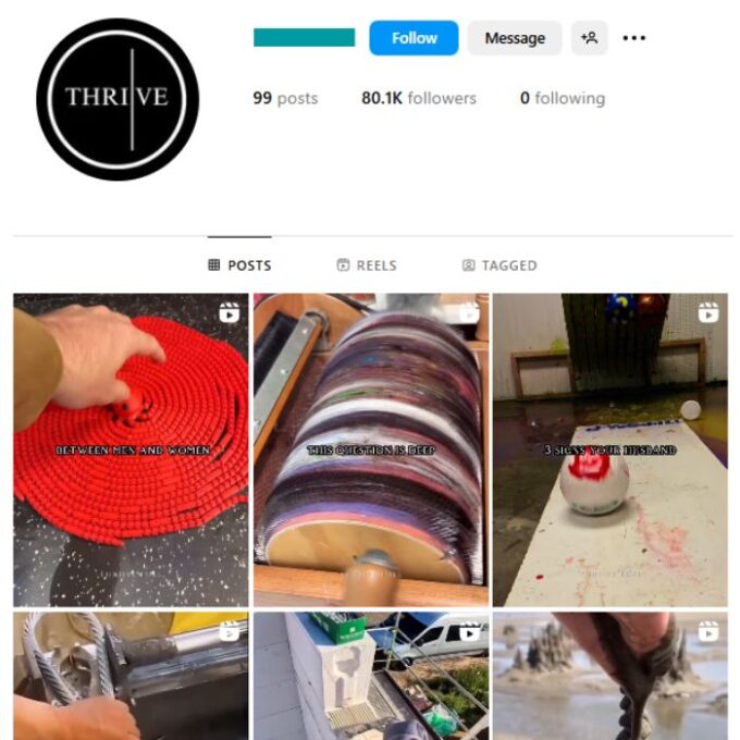 80K Motivation Life Advice Instagram Account for sale