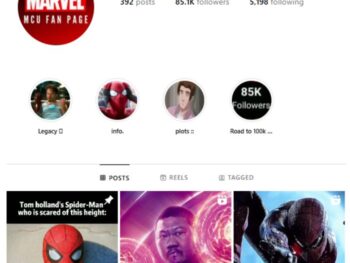 85K Avengers Movies Instagram Account for sale