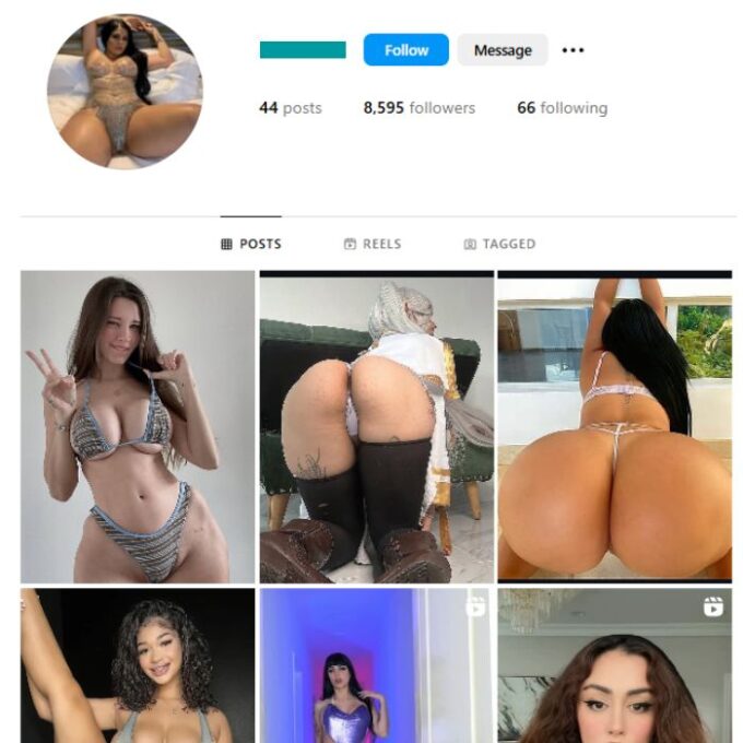 8K Curvy Models Instagram Account for sale