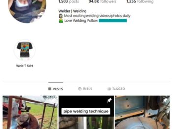 90K Welding Engineering Instagram Account for sale