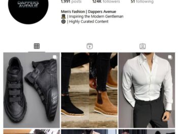 120K Men's Fashion Style Instagram Account for sale