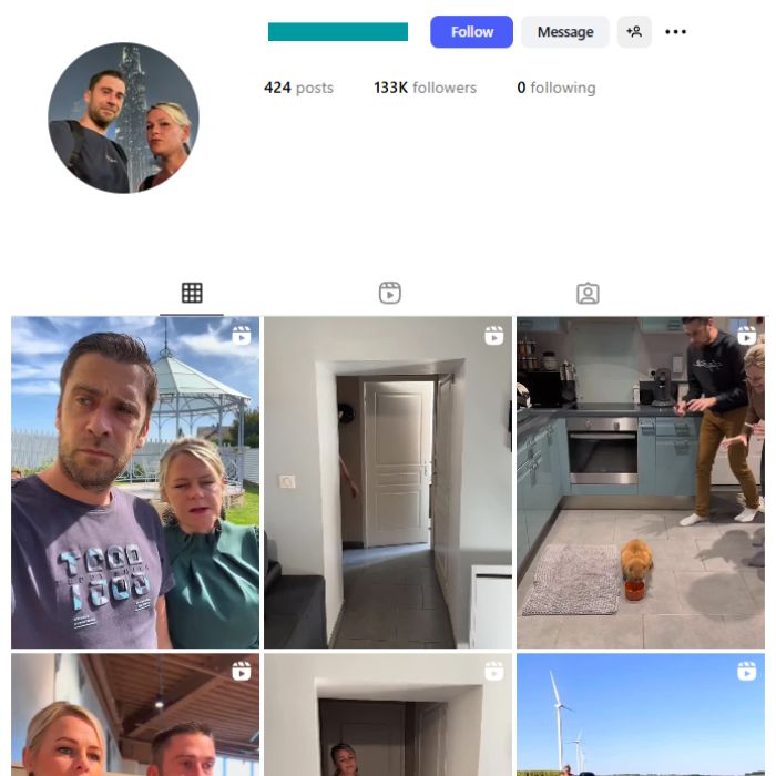 130K Entertainment Influencer Instagram Account for sale