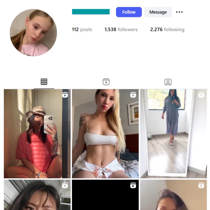 1K Babes Hot Girls Instagram Account for sale