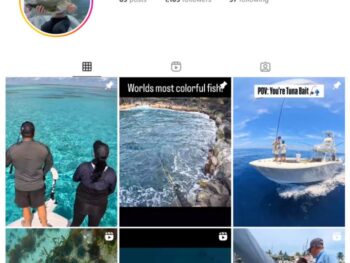 1K Fishing Ocean Instagram Account for sale