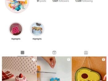 1K Handicraft DIY Instagram Account for sale
