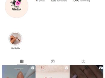 1K Makeup Nails Instagram Account for sale
