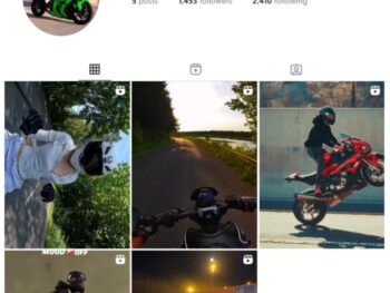 1K Motorcycle Bikes Instagram Account for sale